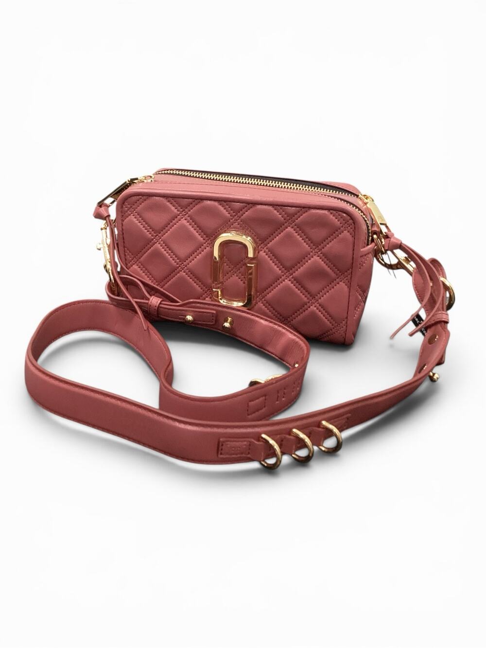 NWT Marc Jacob’s Quilted Softshot 21 Crossbody Bag